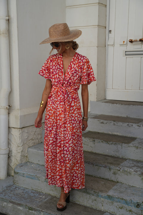 Zoeva fuschia - Robe fleurie