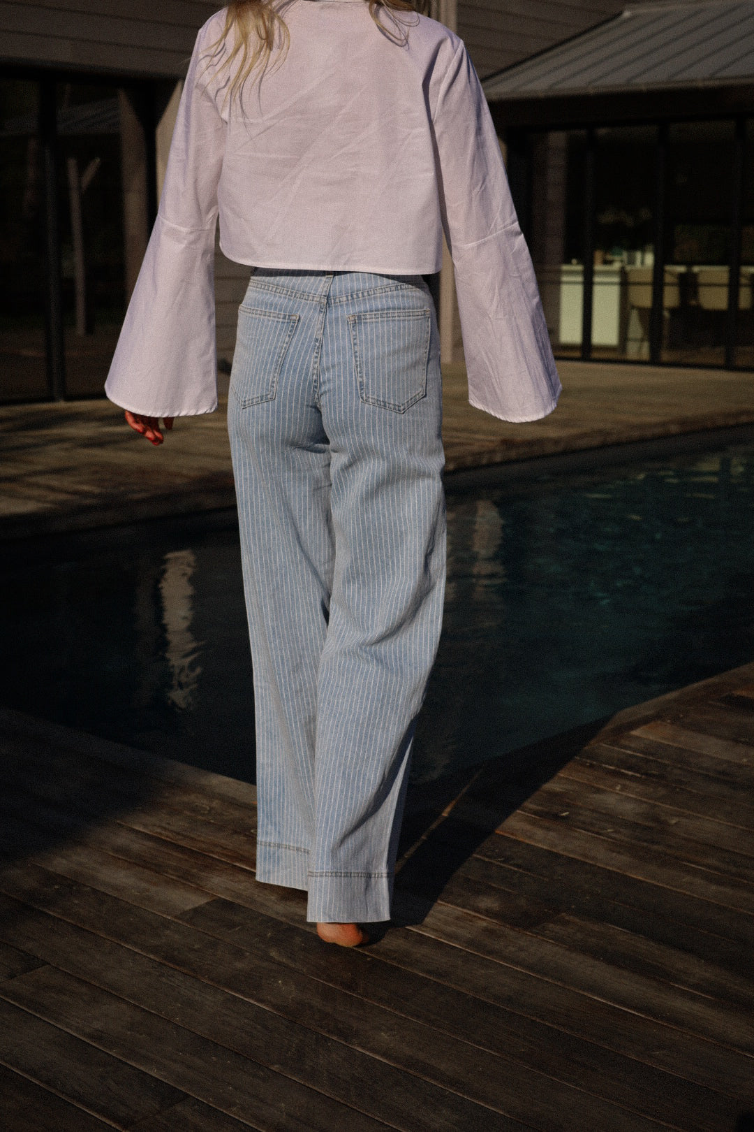 Luce bleu - Jean rayures