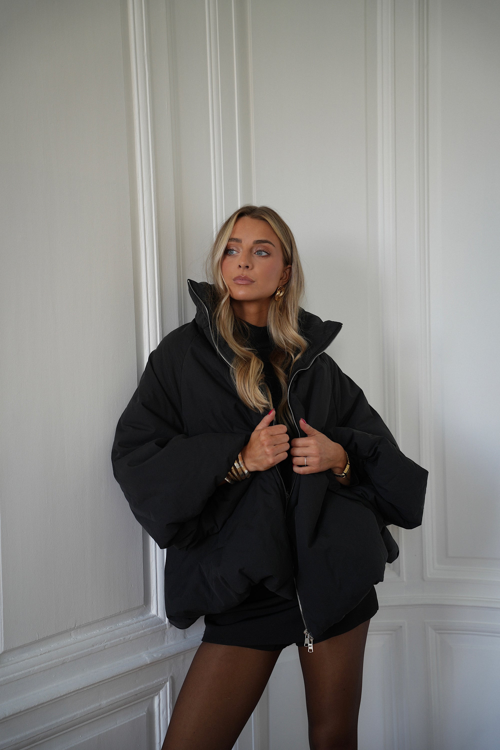 Montaine noir - Manteau oversize