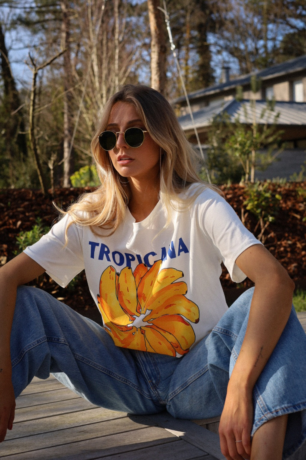 Félix blanc - T-shirt imprimé