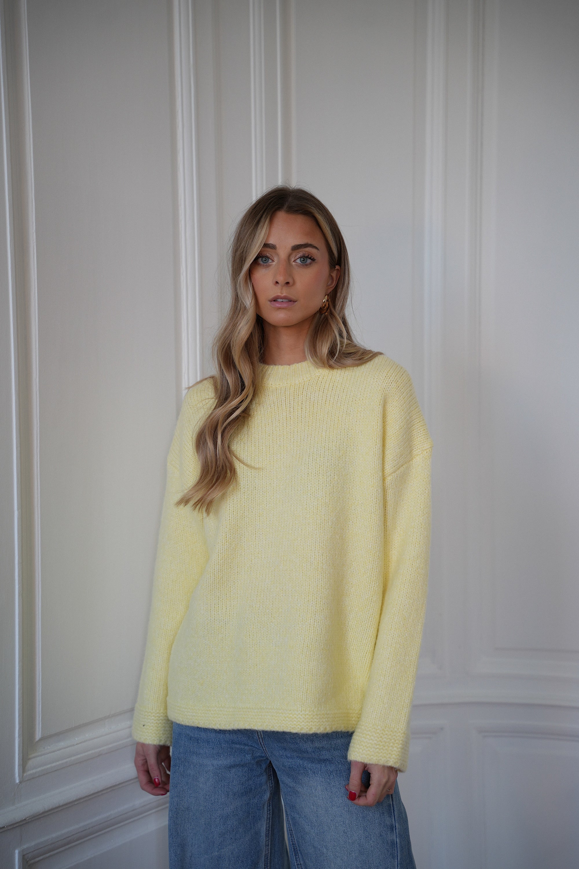 Jazz jaune - Pull ample