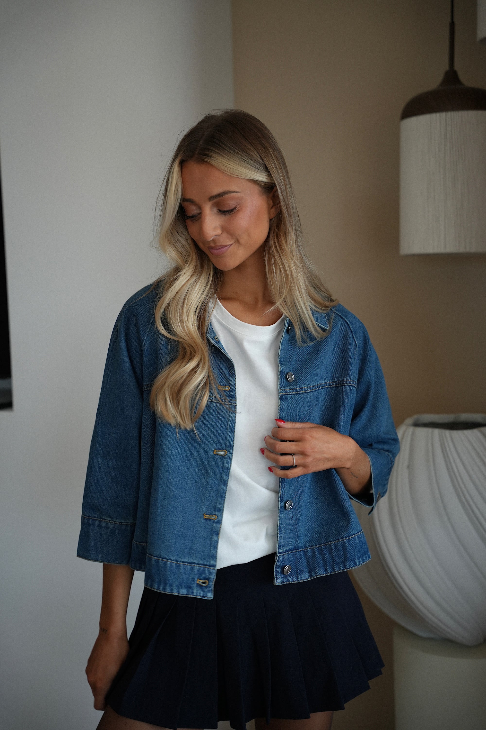 Linna bleue - Blouse en jean