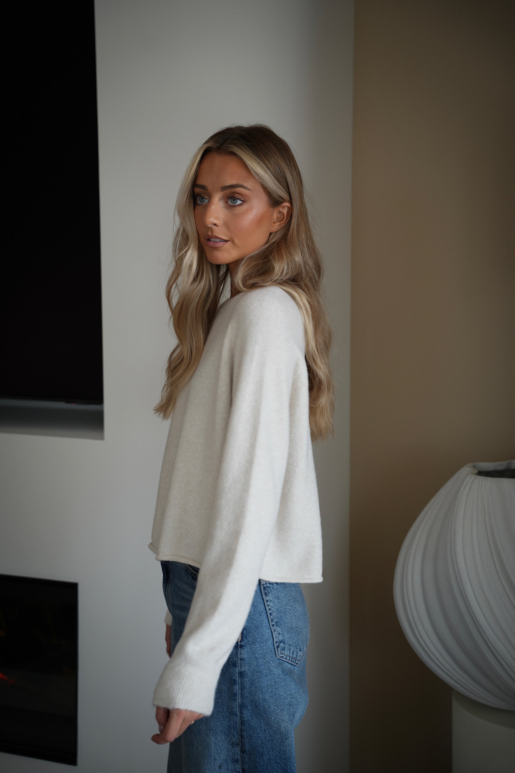 Juliane écru - Pull doux
