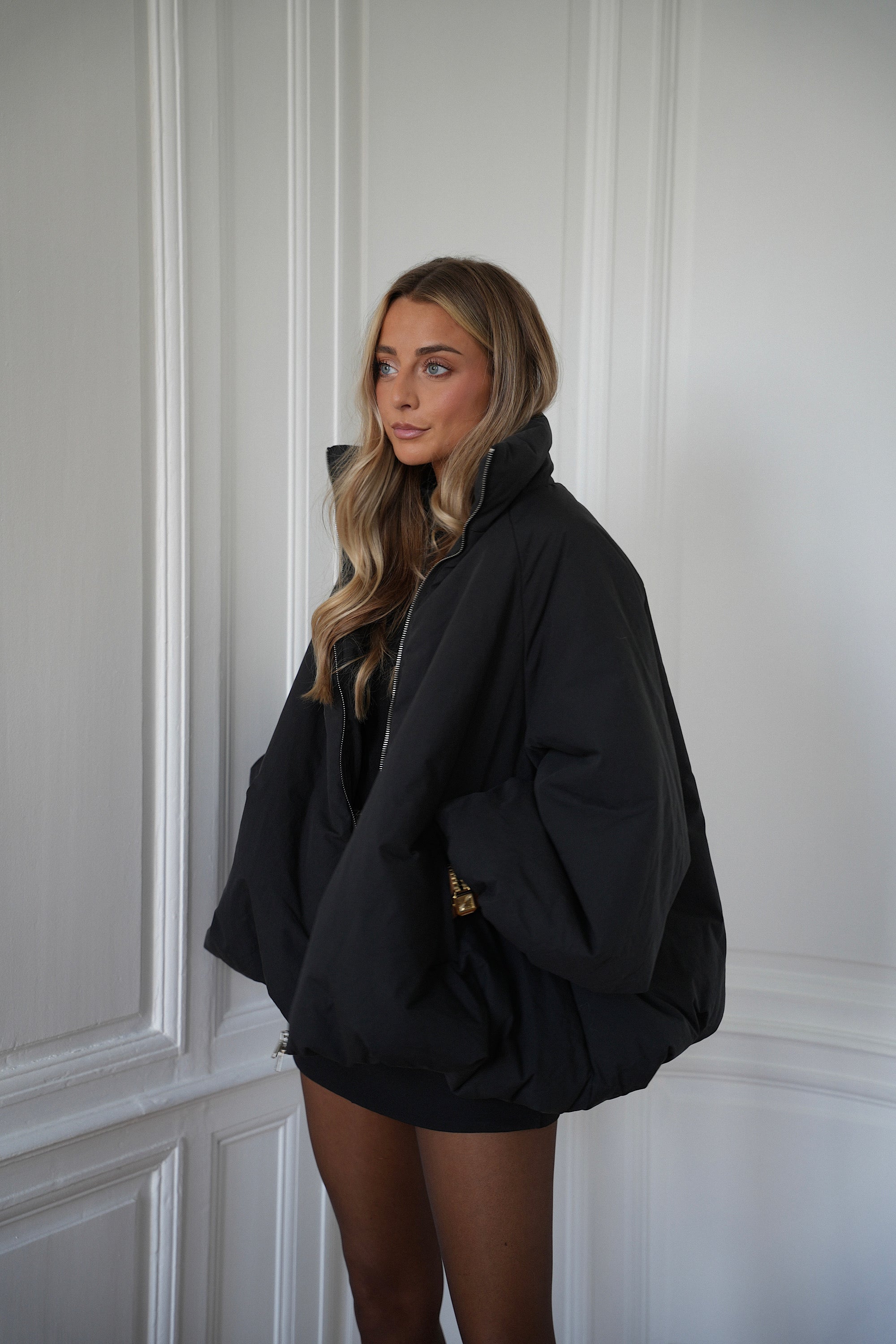 Montaine noir - Manteau oversize