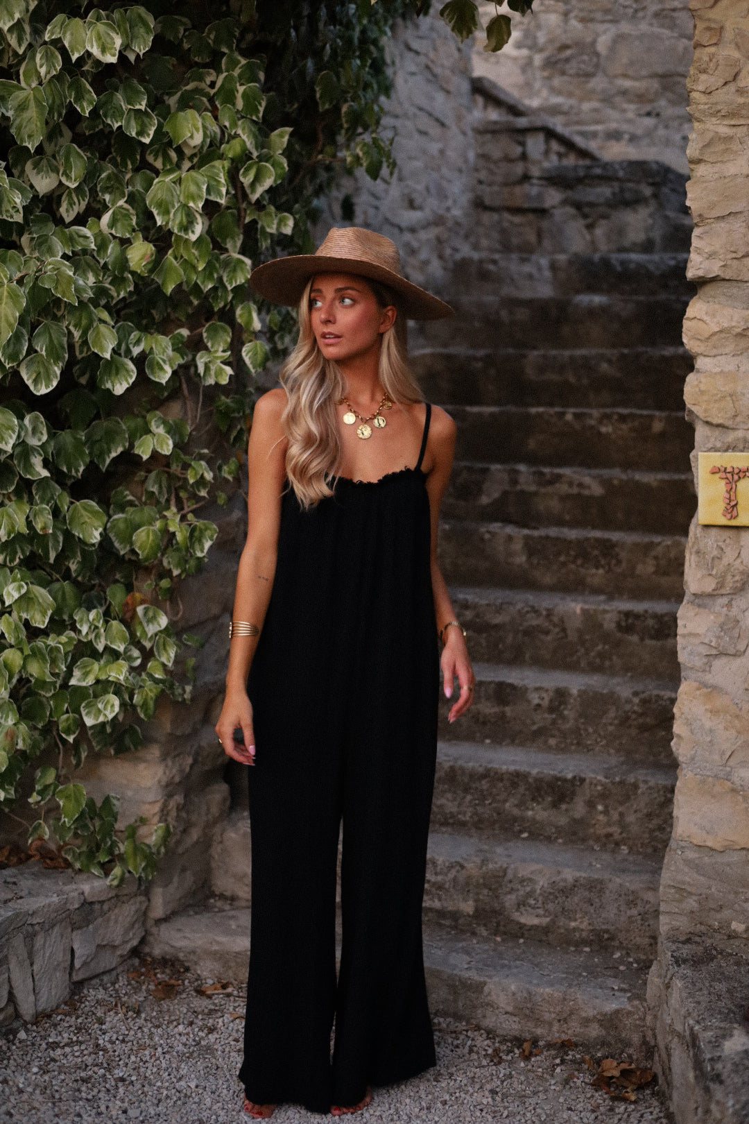 Gisèle noire - Combinaison fluide