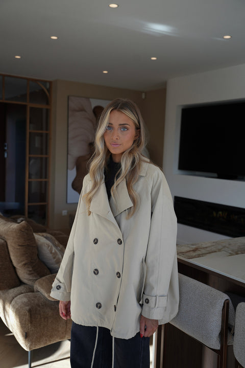 Diana beige - Trench oversize