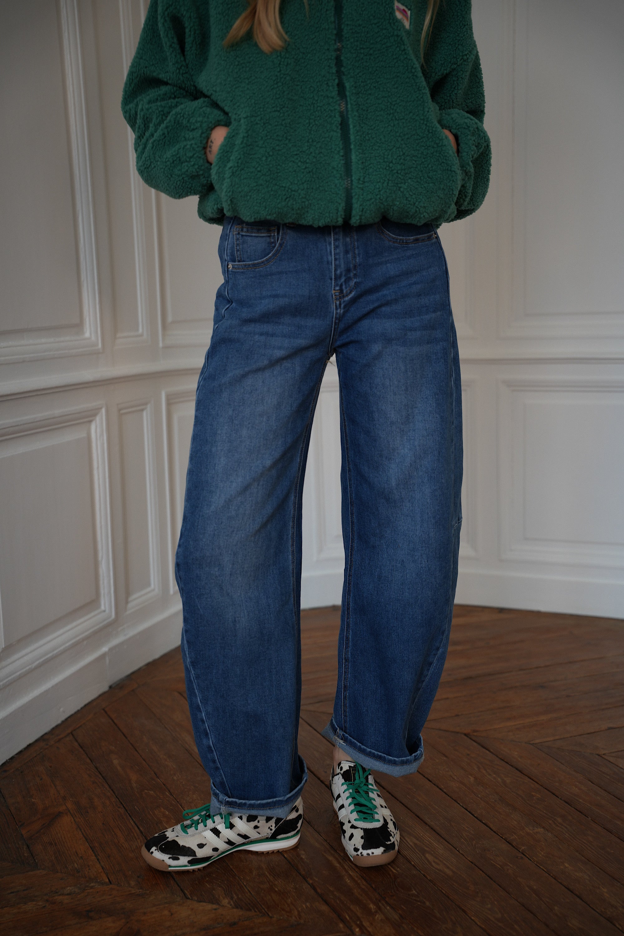 Erika bleu foncé - Jean ballon