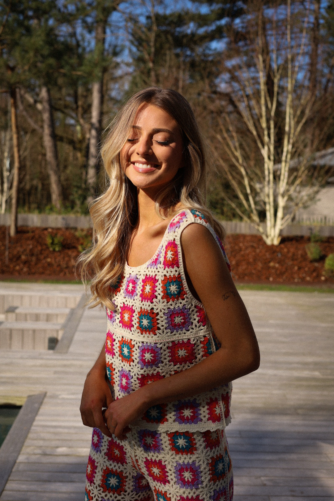 Niki coloré - Top crochet