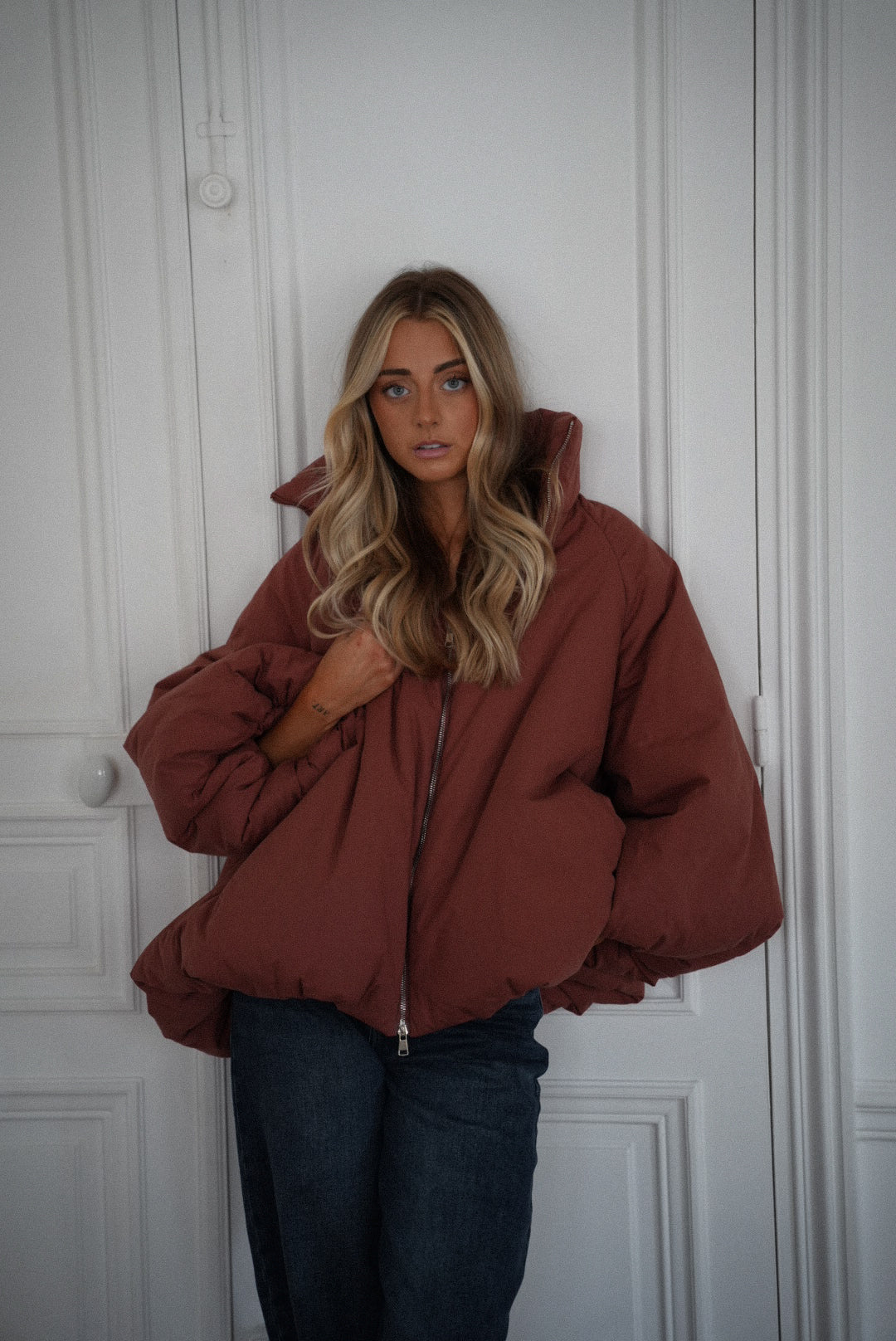 Montaine terracotta - Manteau oversize