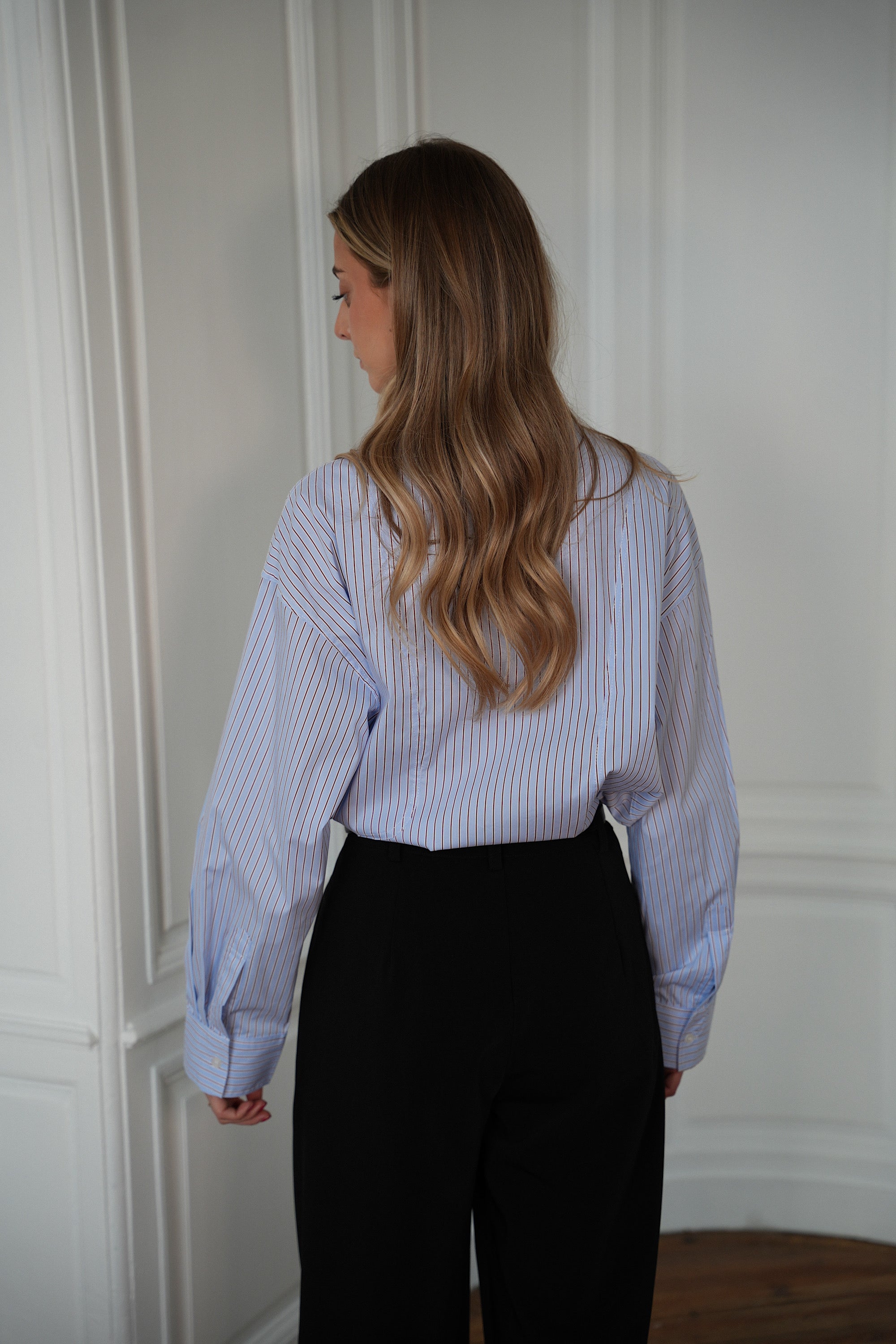 Evane bleue - Chemise ample