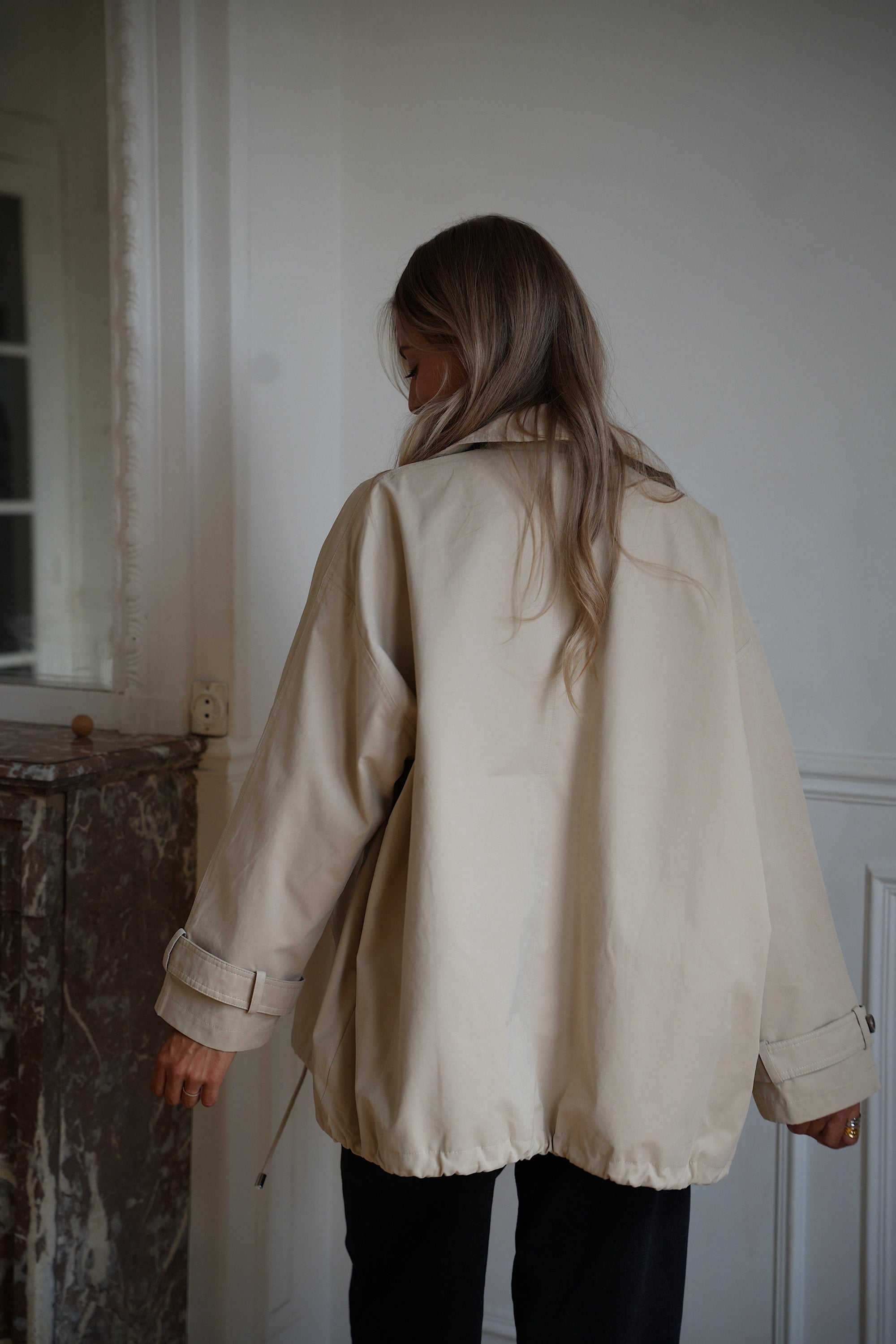 Diana beige - Trench oversize