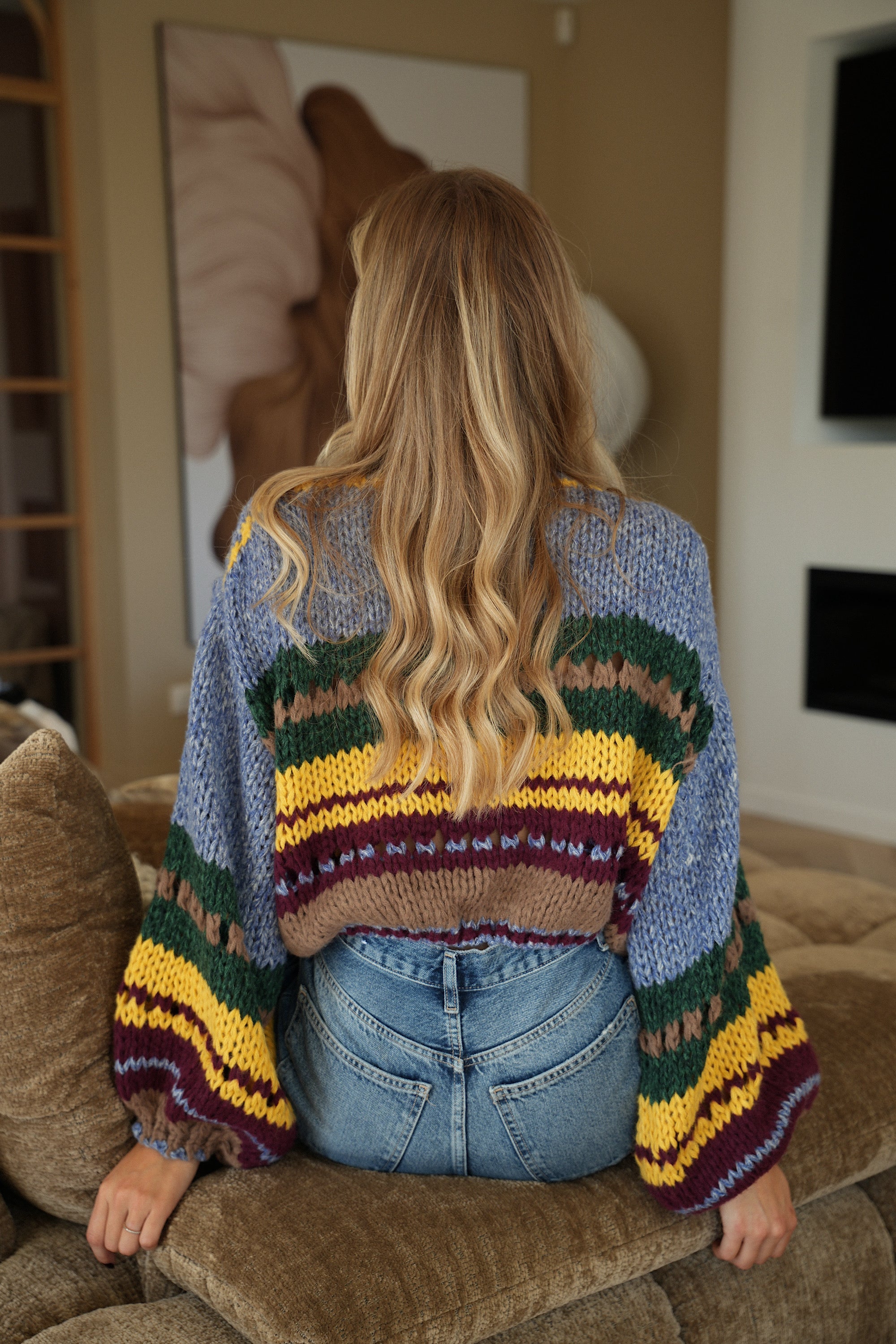 Belly coloré - Pull en maille