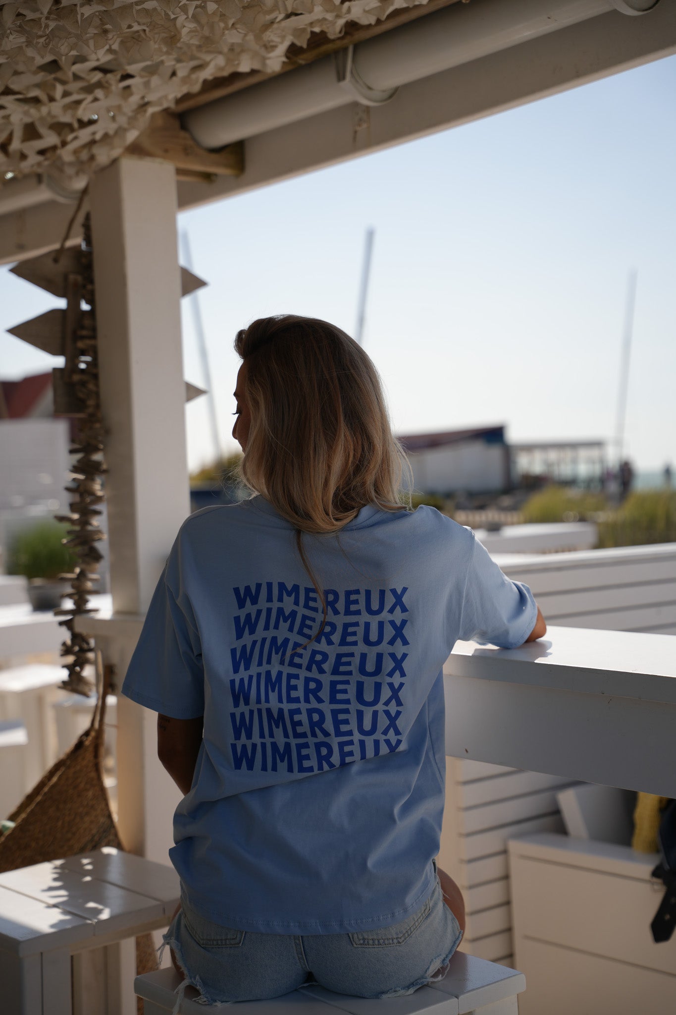 Wimereux bleu - T-shirt imprimé
