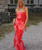 Elea rouge - Robe bustier