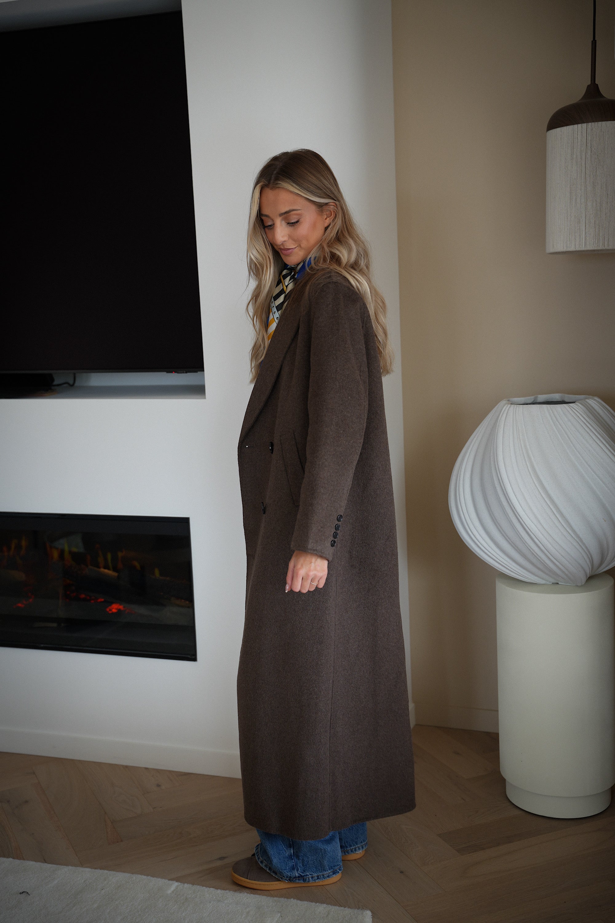 Isabel chocolat - Manteau long