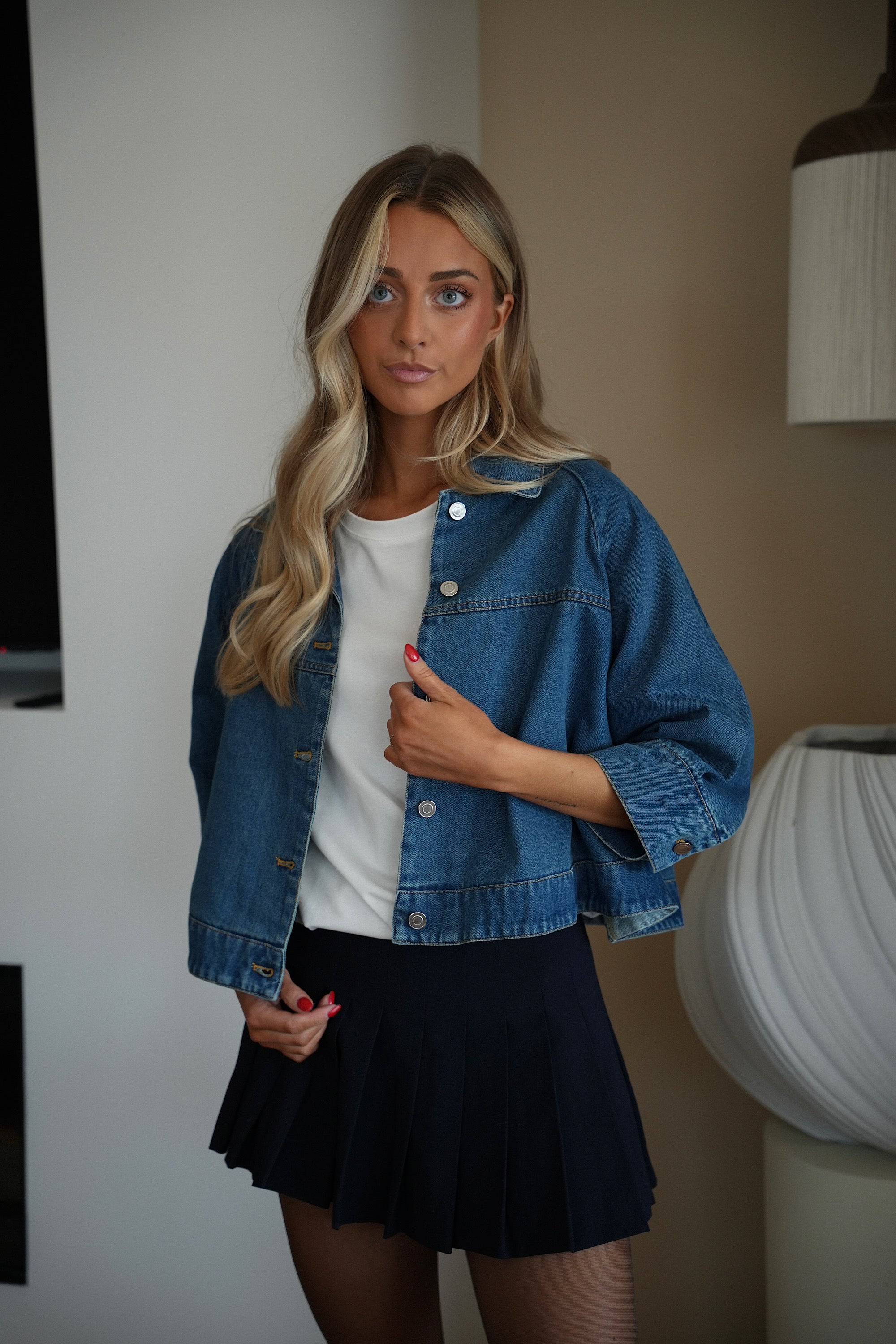 Linna bleue - Blouse en jean