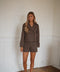 Arley chocolat - Short taille haute