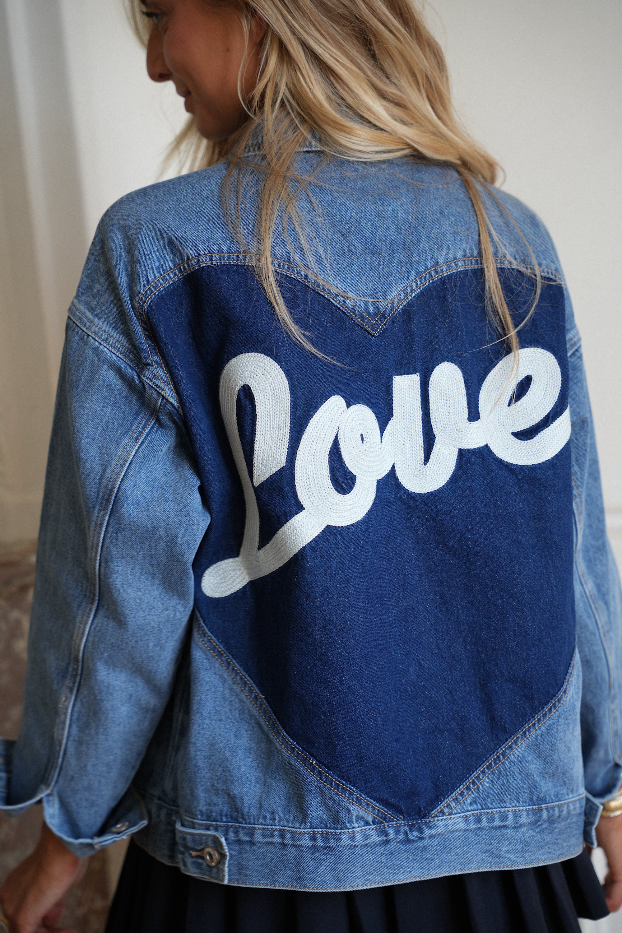 Monika bleue - Veste en jean