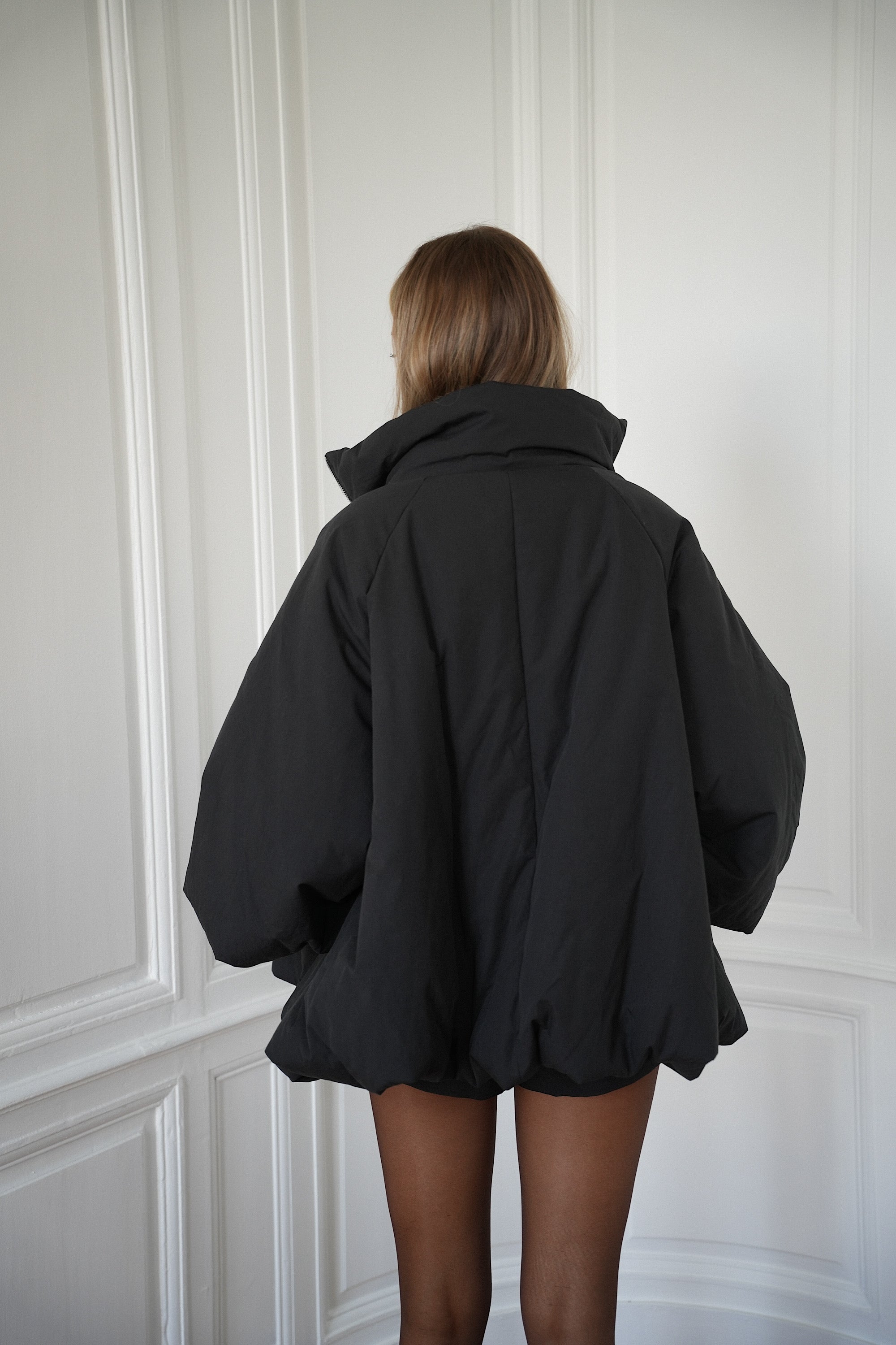 Montaine noir - Manteau oversize