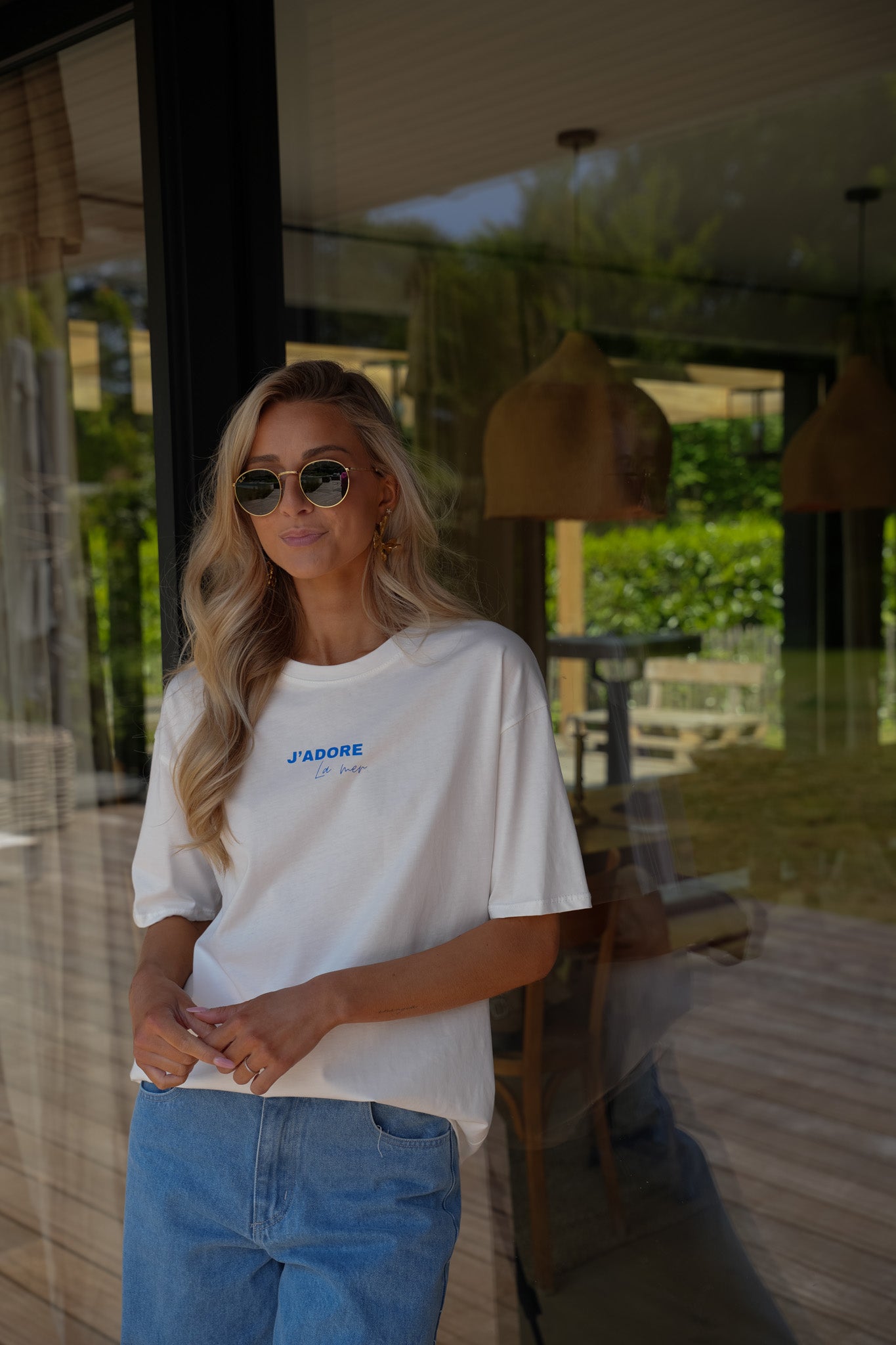 Adona blanc - T-shirt imprimé