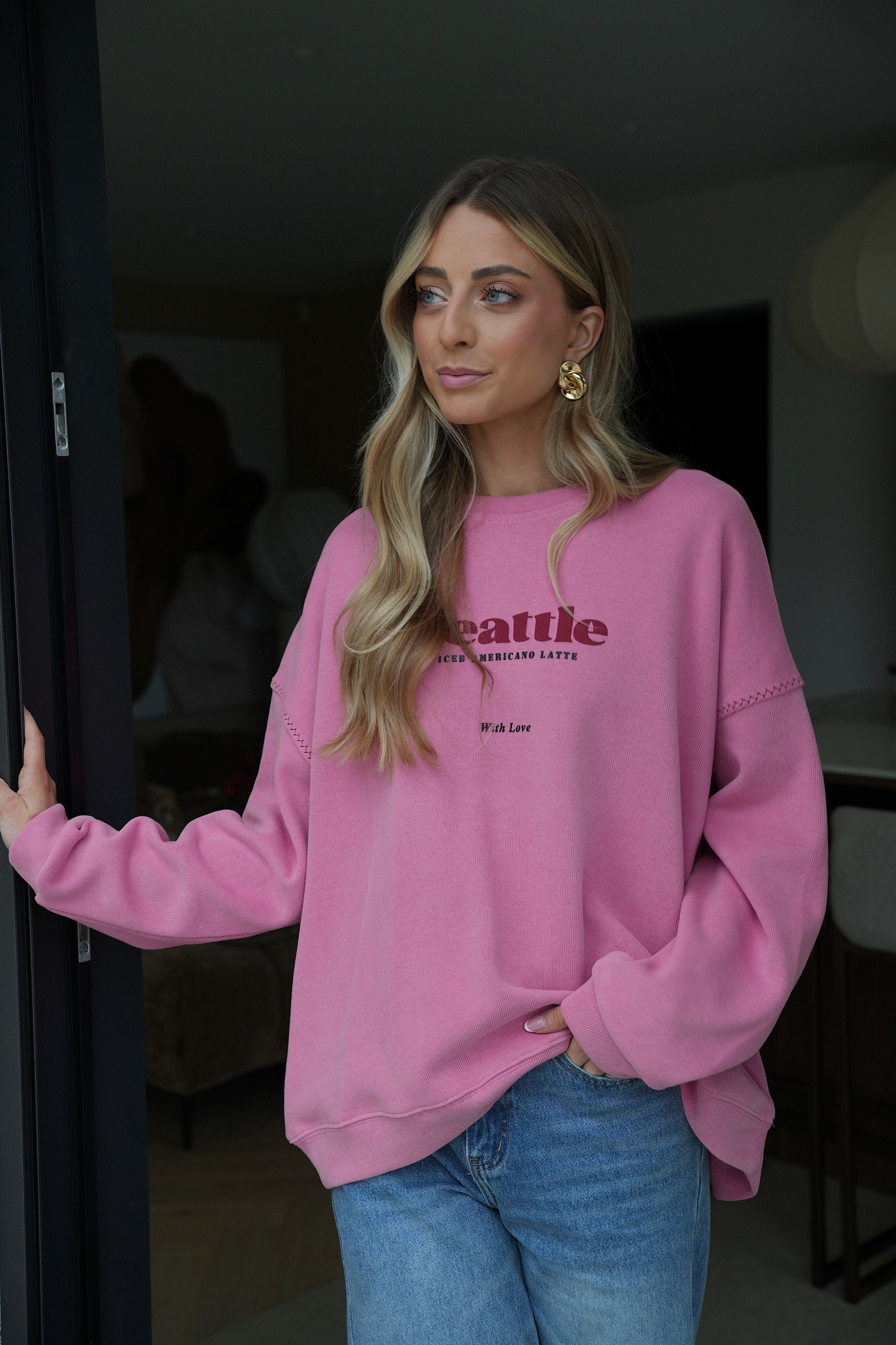 Seattle rose - Sweat-shirt ample