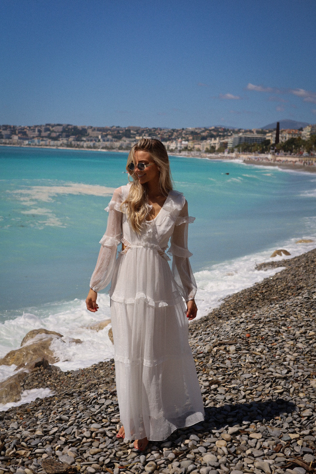 Lorie blanche - Robe longue