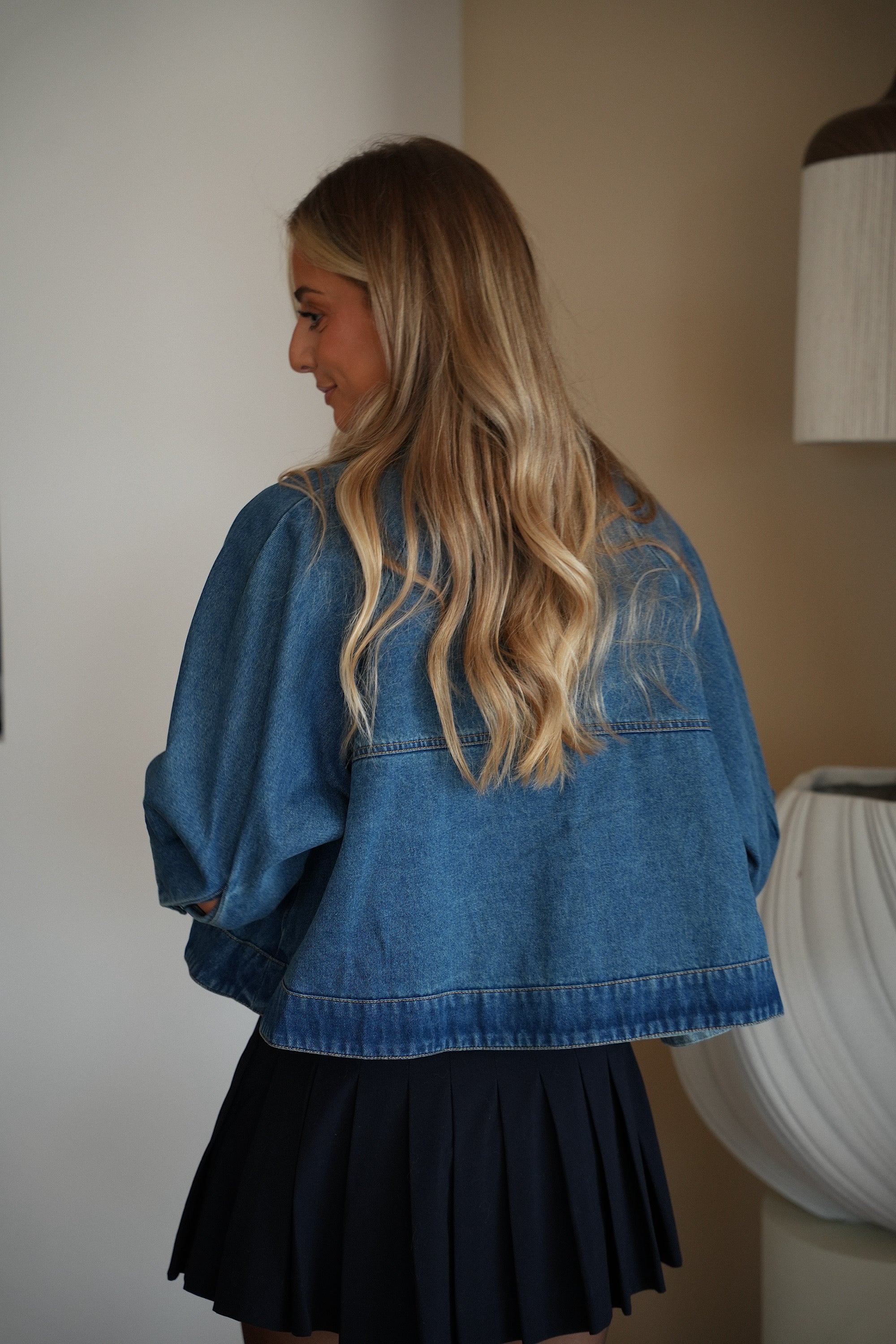 Linna bleue - Blouse en jean