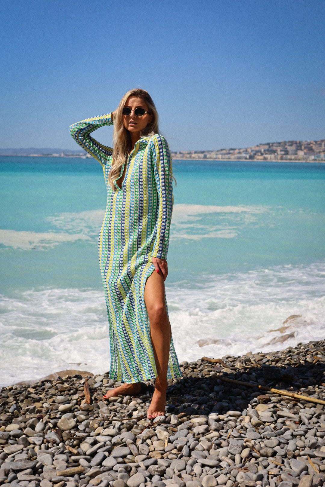 Pauline verte - Robe crochet