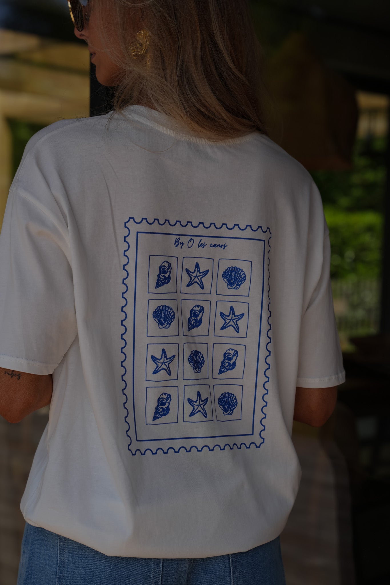 Adona blanc - T-shirt imprimé