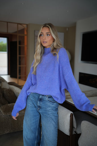 Mathis violet - Pull doux