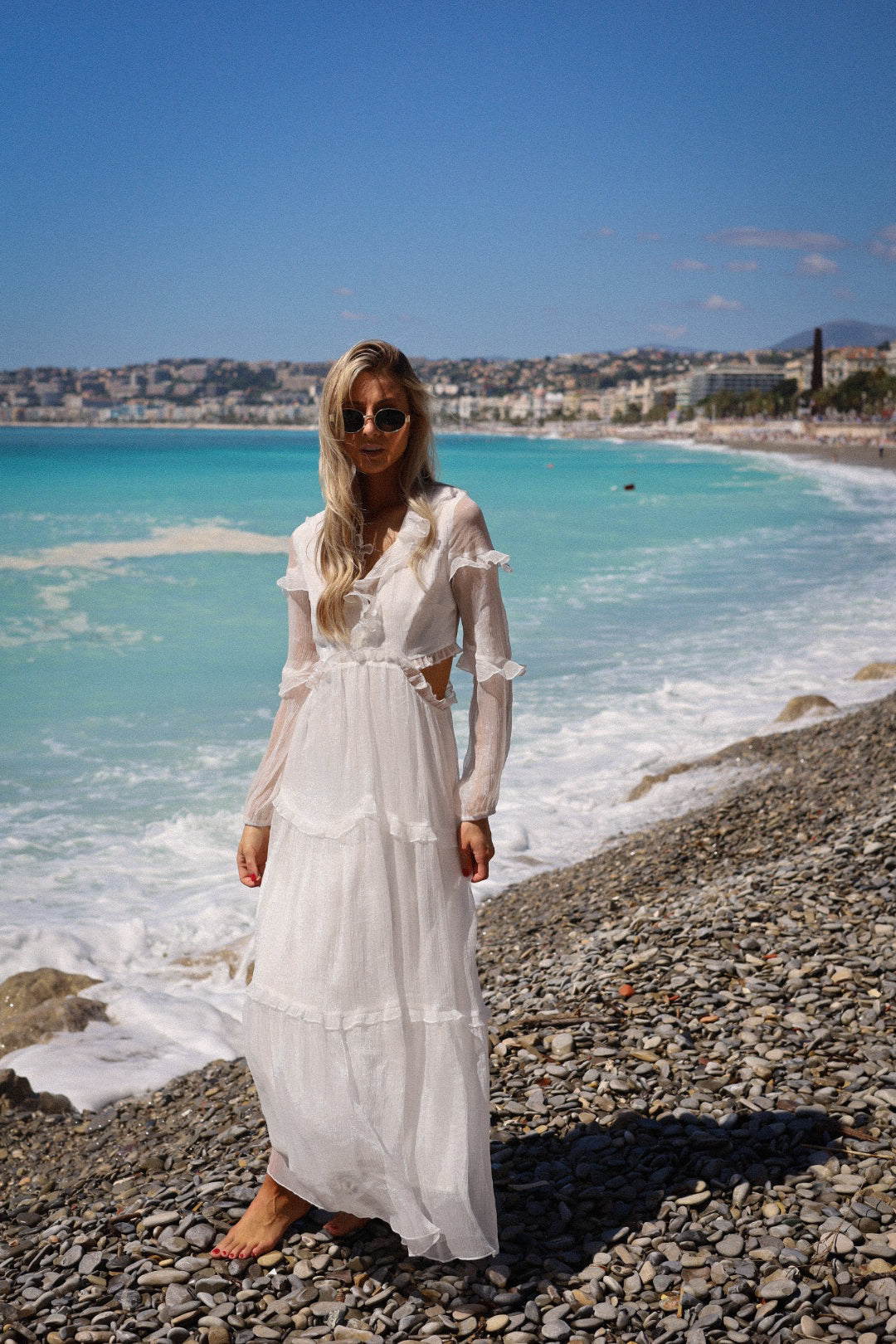 Lorie blanche - Robe longue