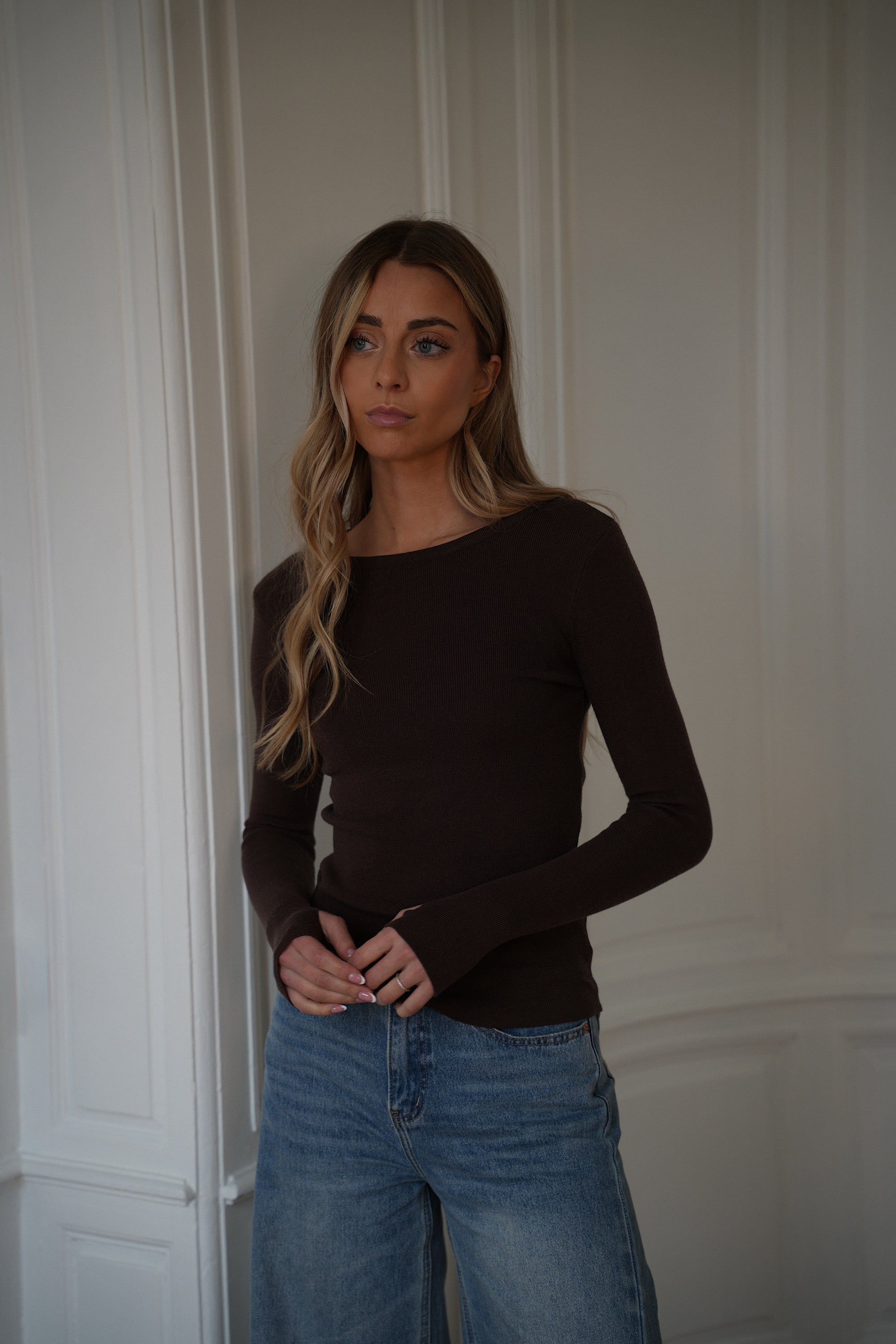 Markus chocolat - Pull fin