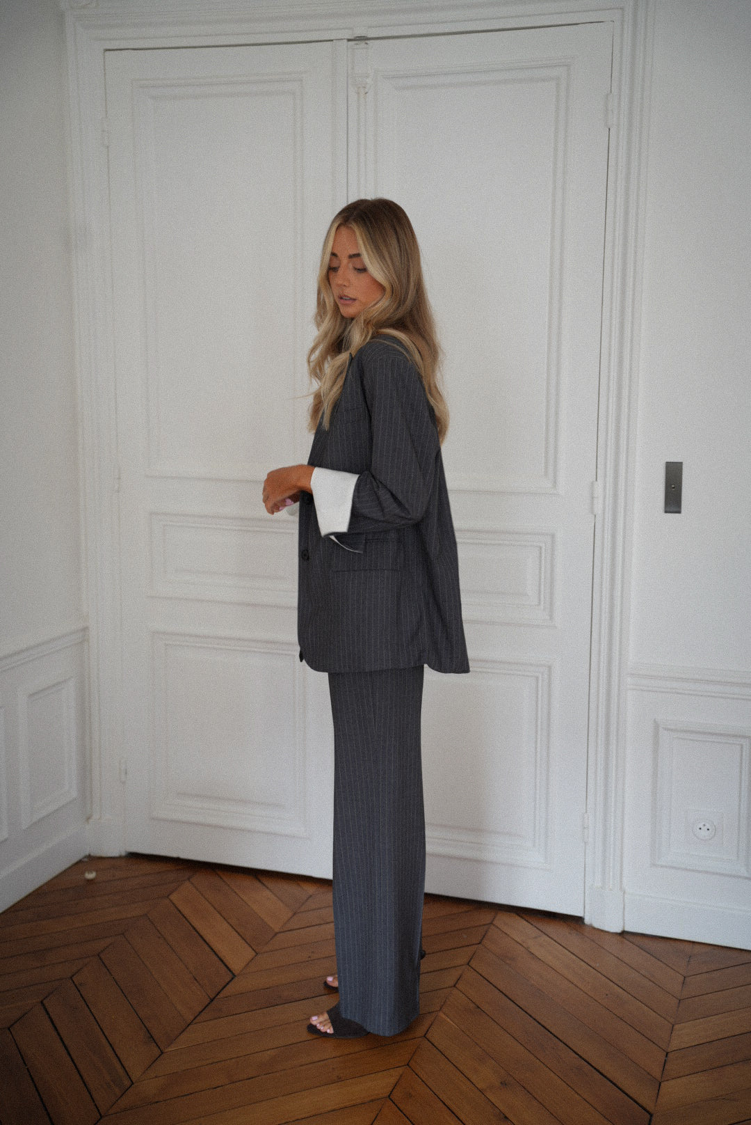 Ingrid grise - Veste blazer