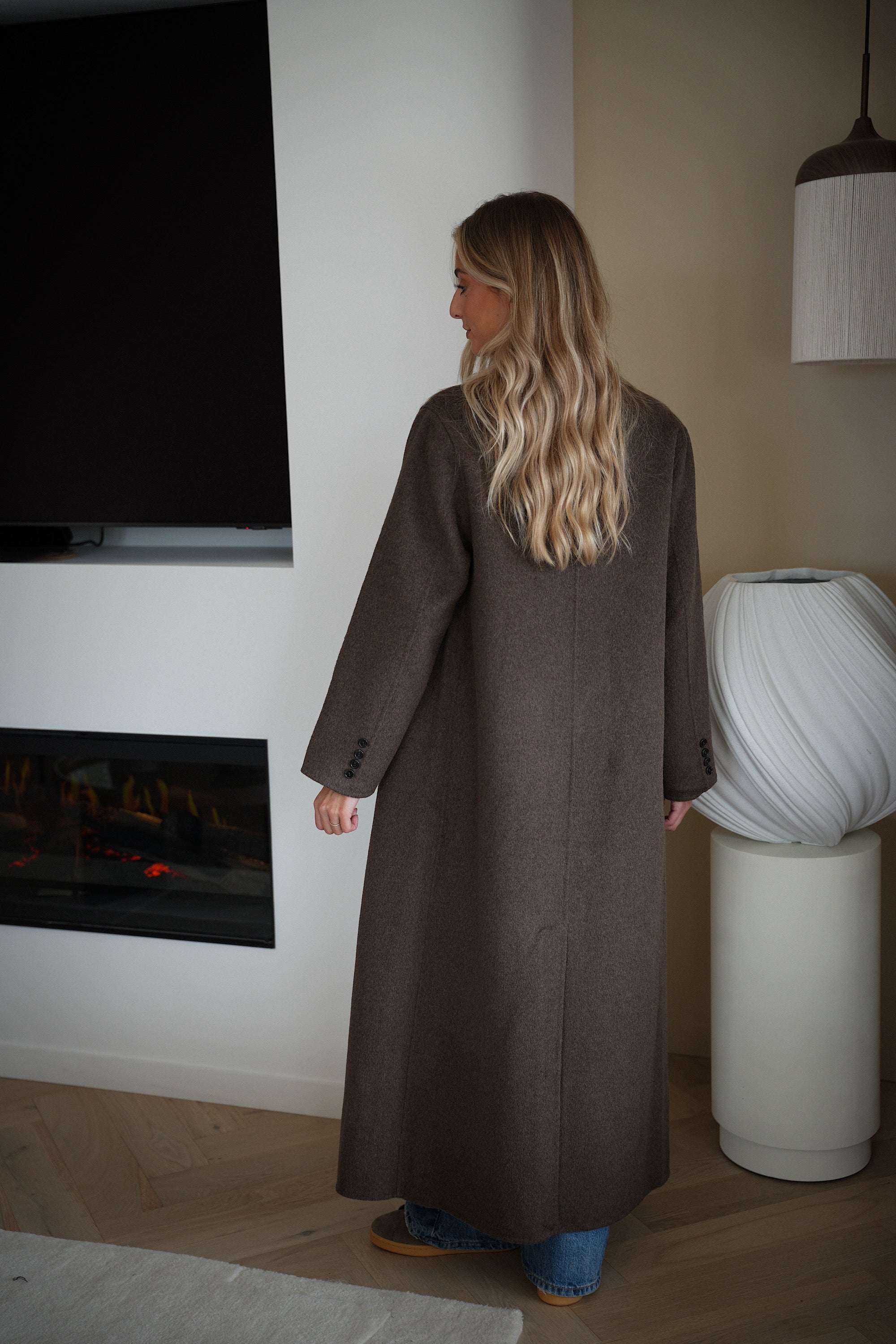 Isabel chocolat - Manteau long