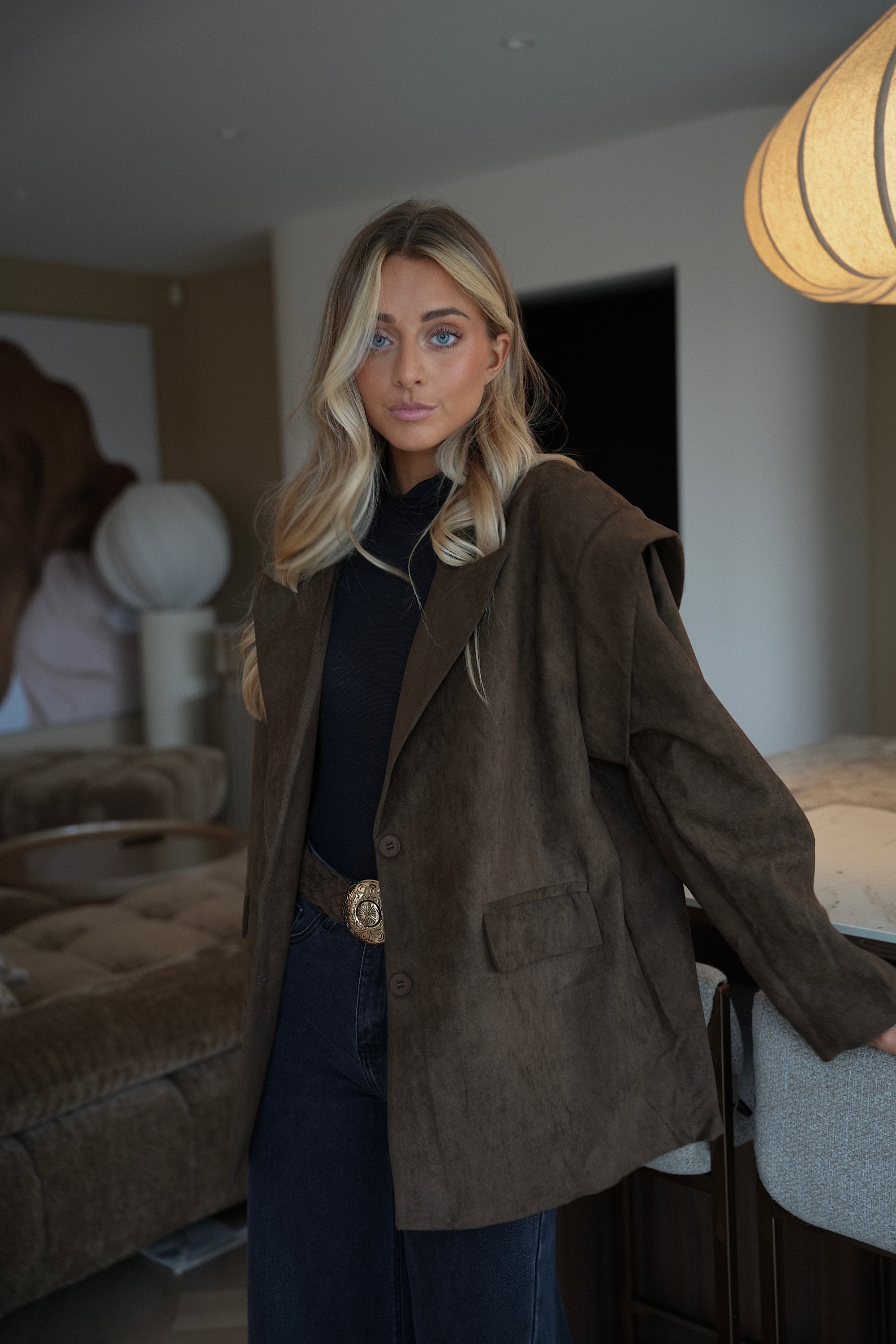 Vicky chocolat - Veste blazer