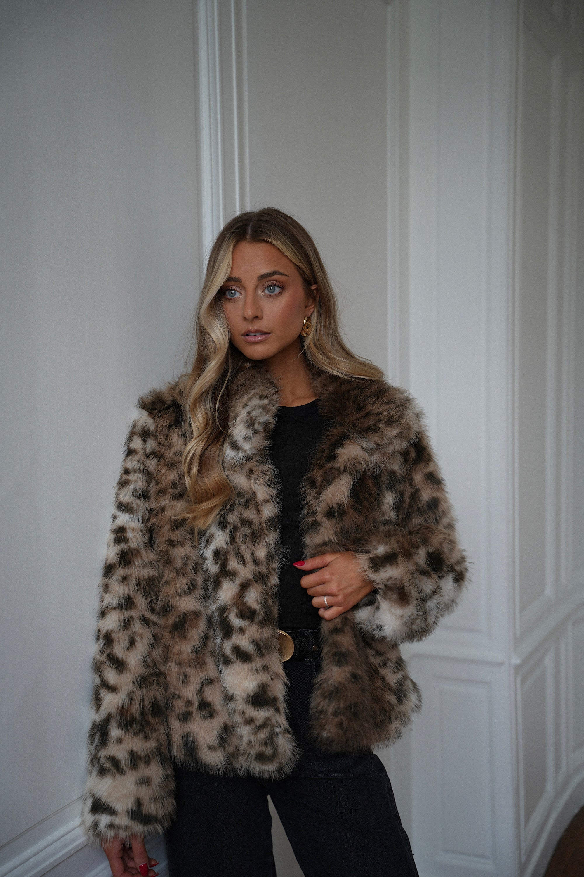 Kane léopard - Manteau fourrure
