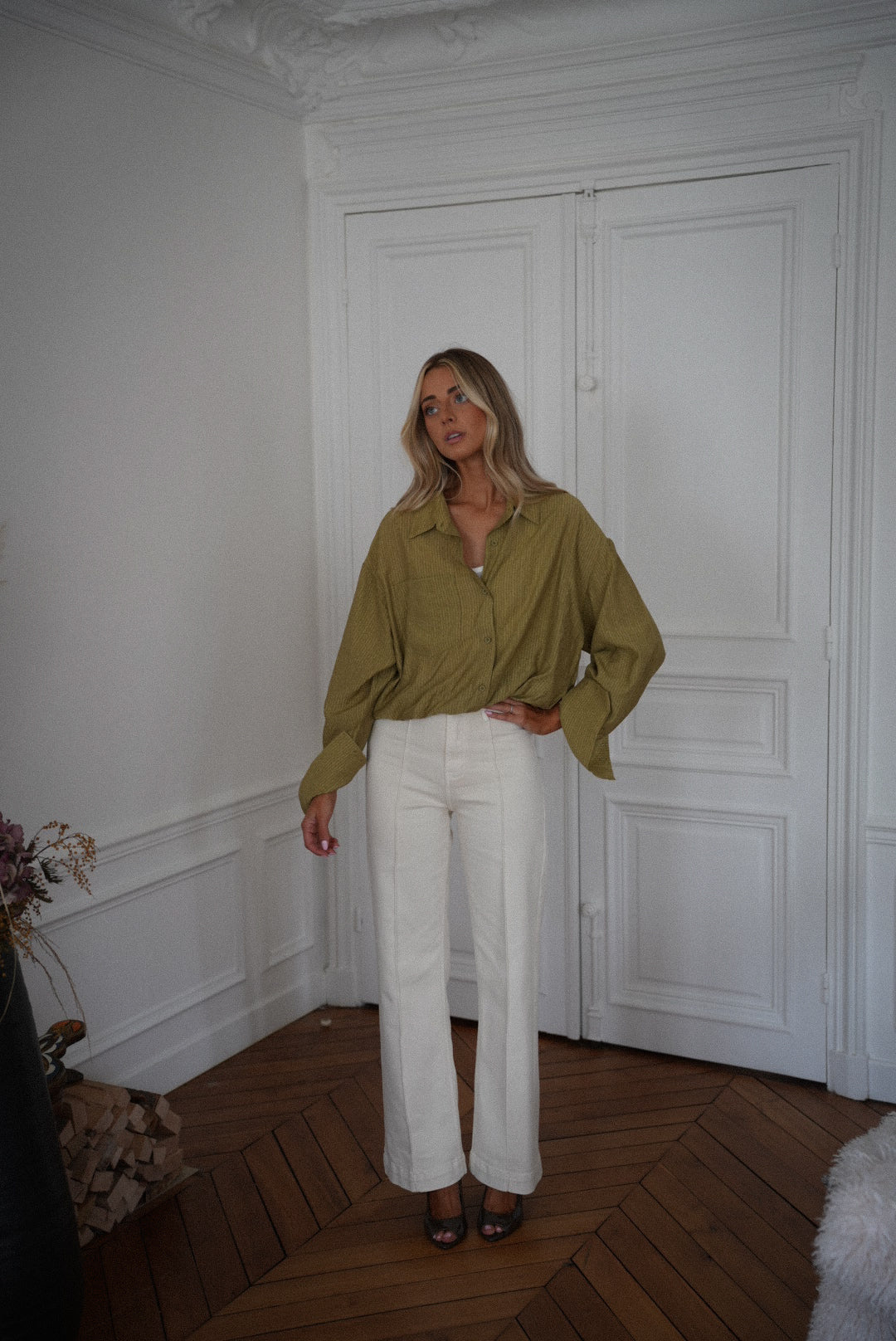 Miranda verte - Blouse courte