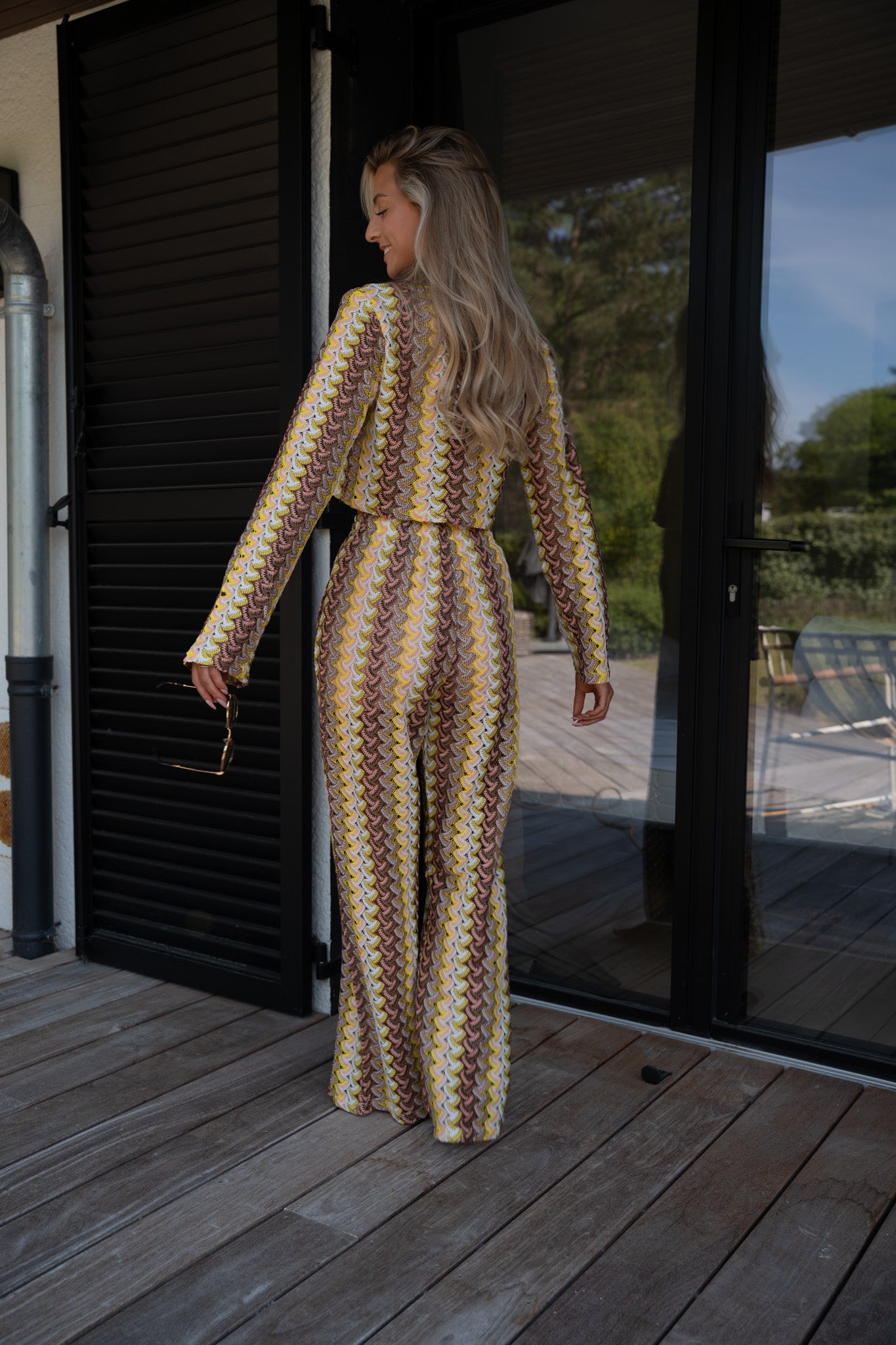 Pablo jaune - Pantalon crochet