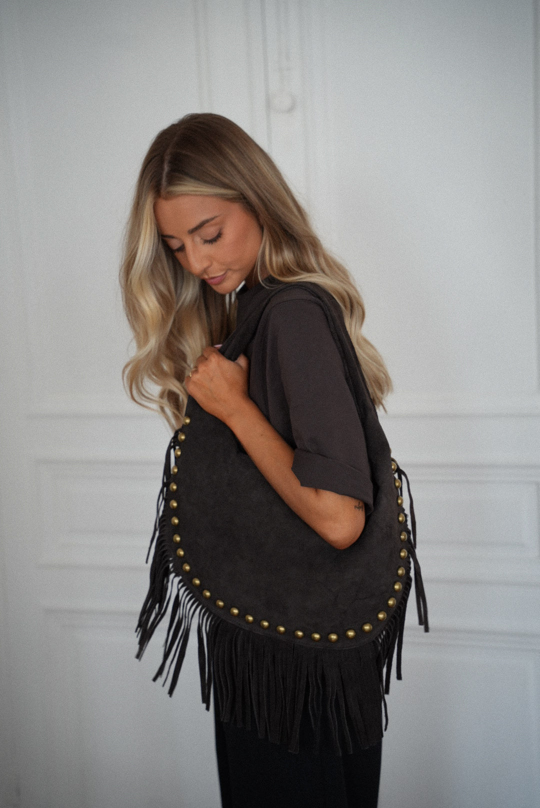 Kassandra chocolat - Sac en cuir