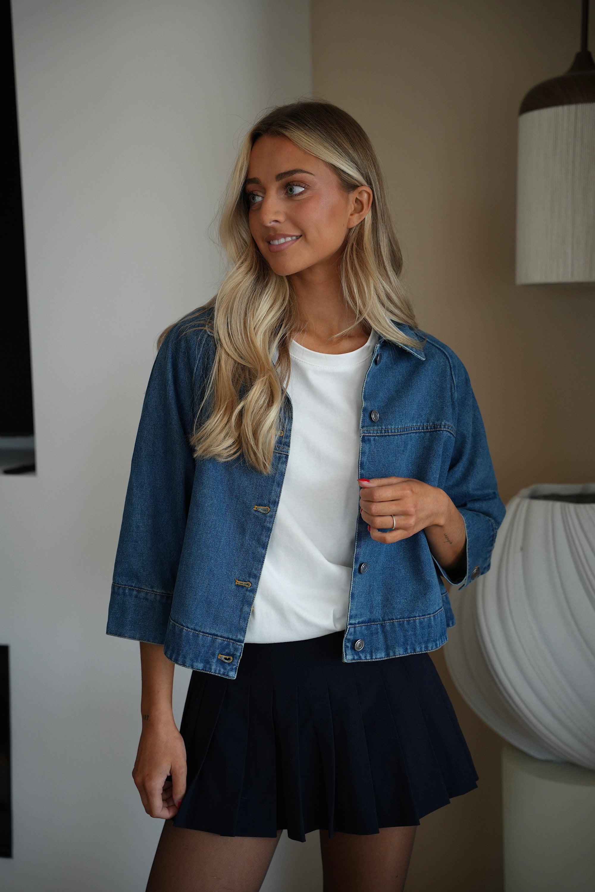 Linna bleue - Blouse en jean