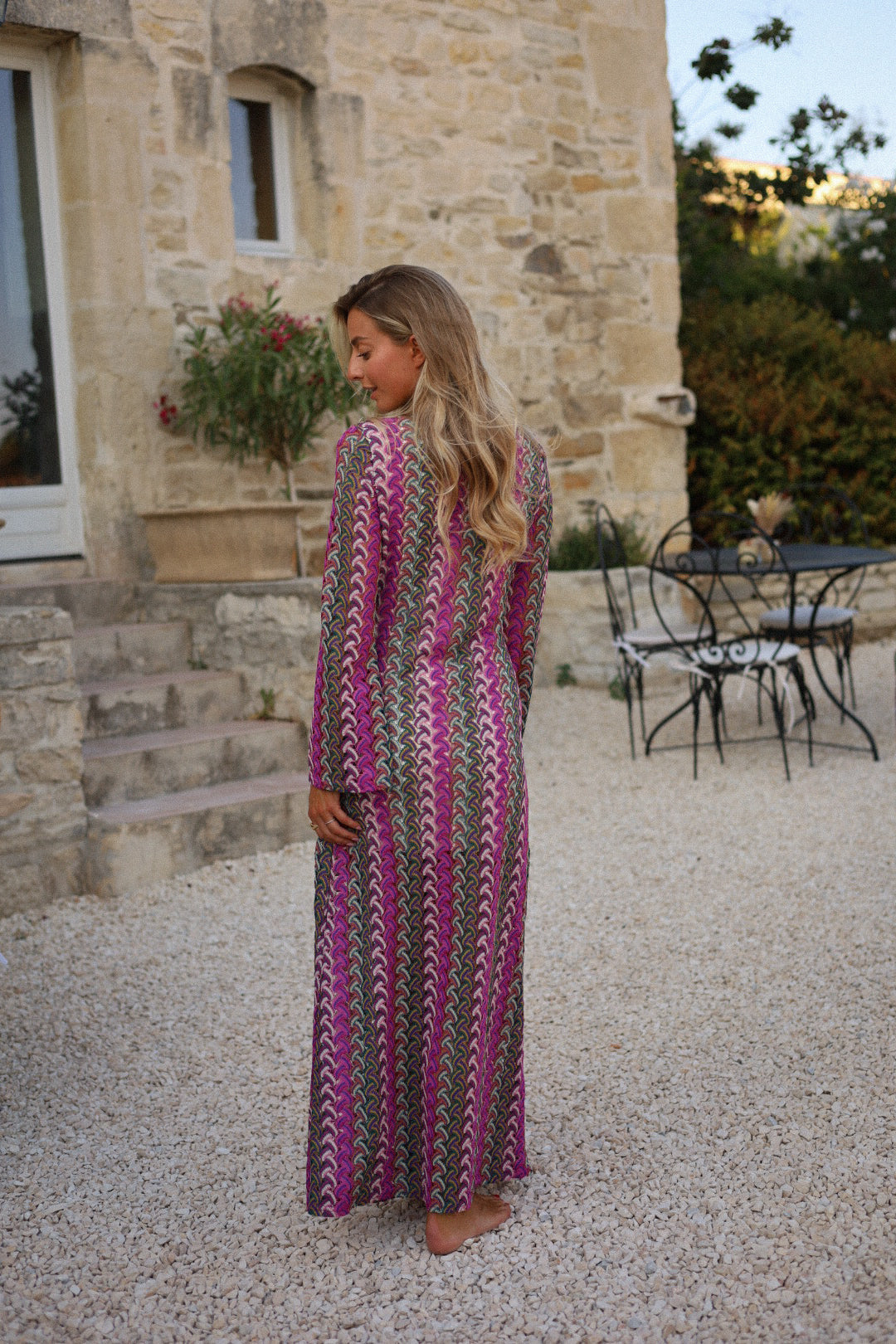 Shana violette - Robe crochet