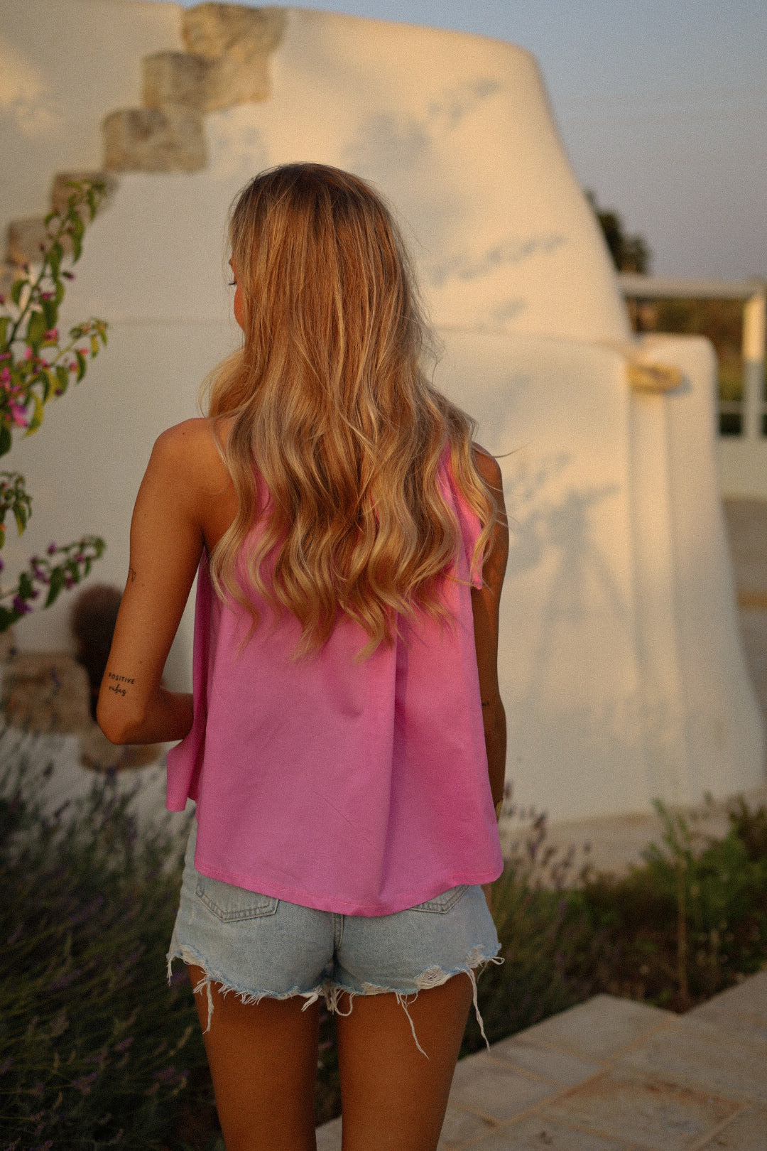 Nova rose - Blouse à noeud