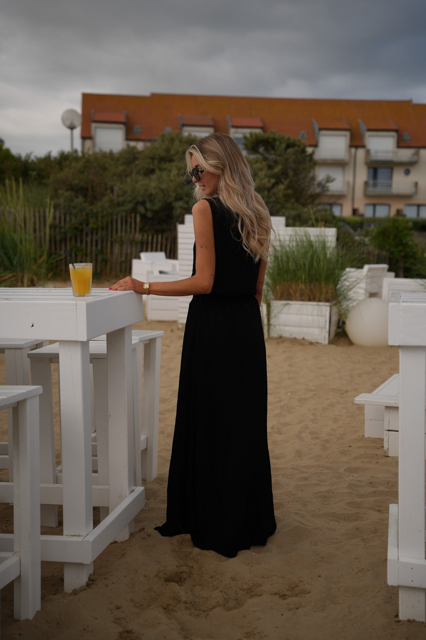 Elize noir - Ensemble jupe/top