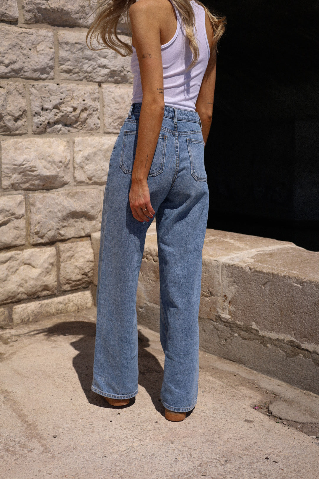 Meridie bleu - Jean droit