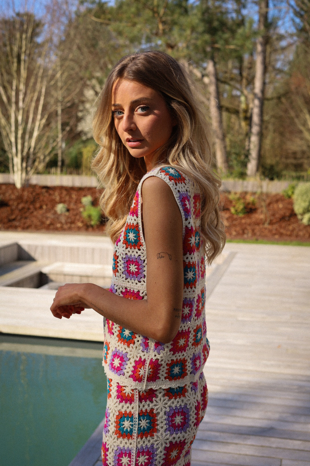Niki coloré - Top crochet