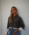 Valencia taupe - Chemise crop