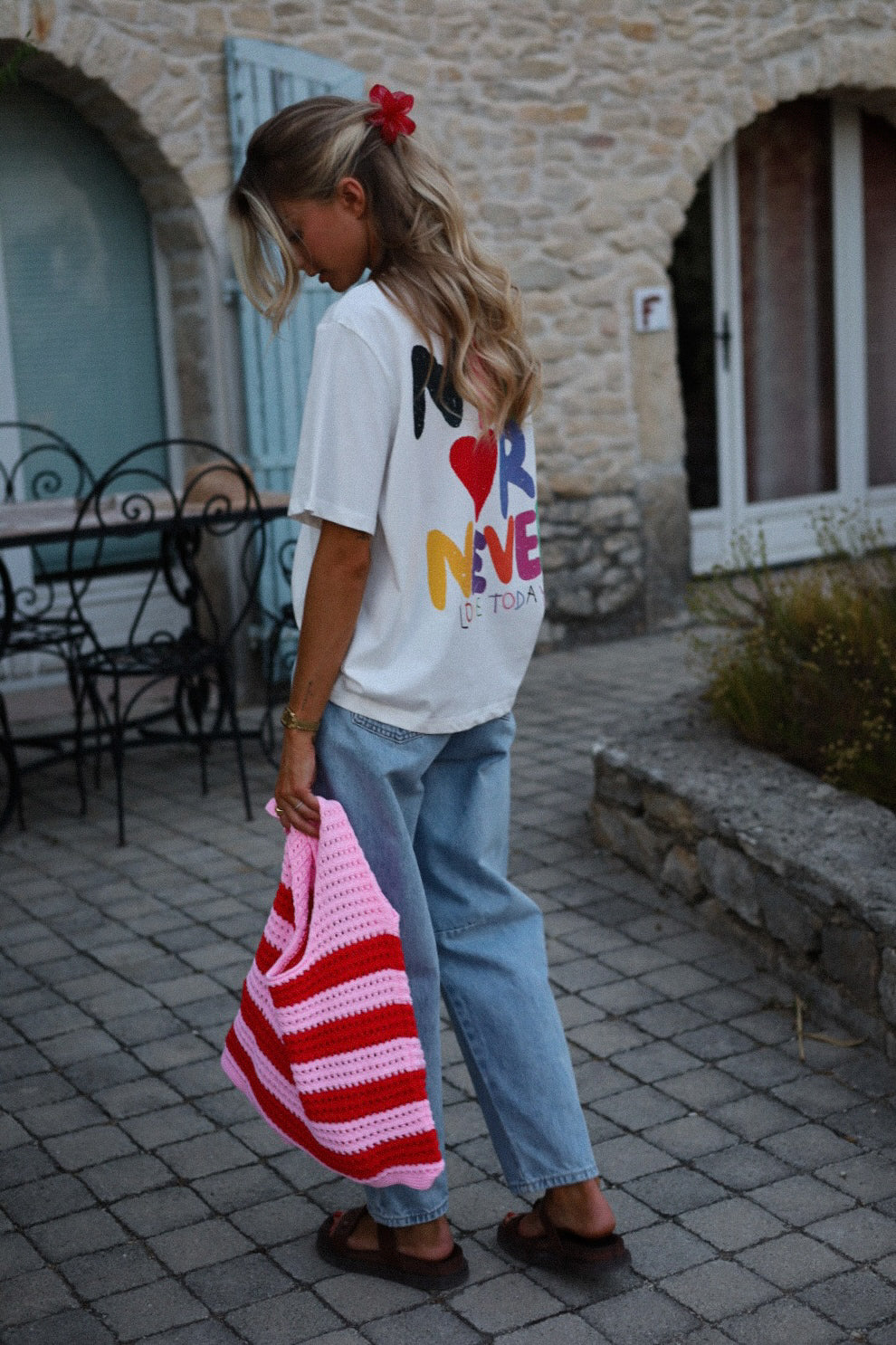 Achille blanc - T-shirt imprimé