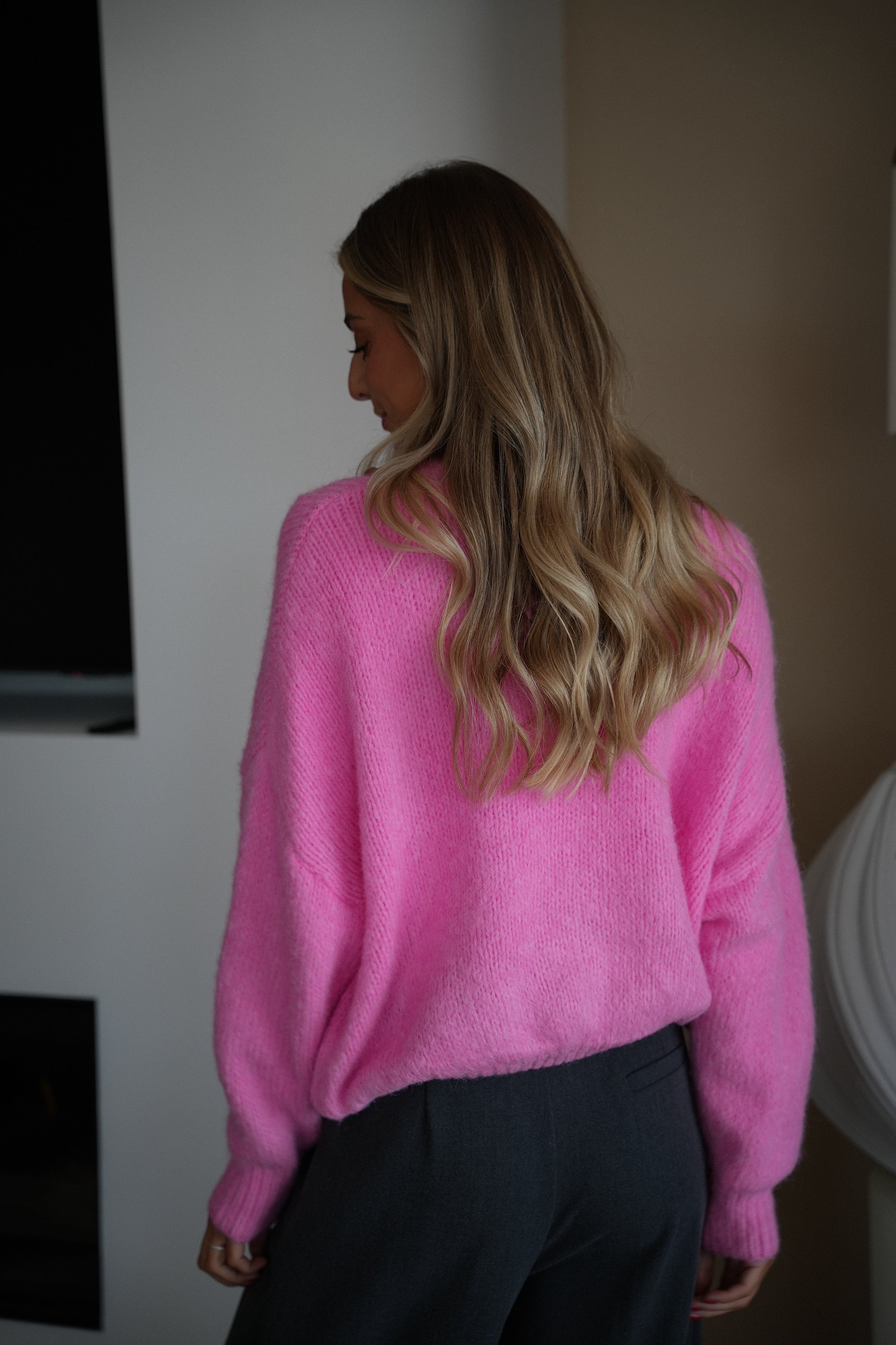 Mathis rose - Pull doux