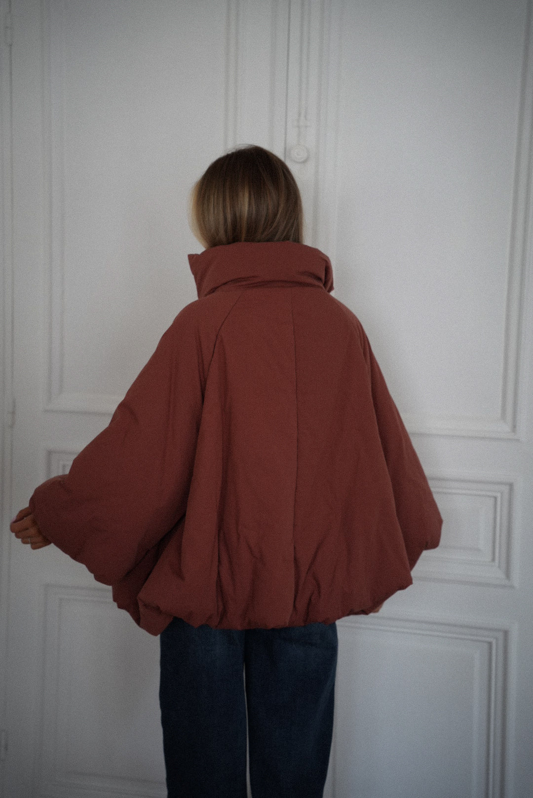 Montaine terracotta - Manteau oversize