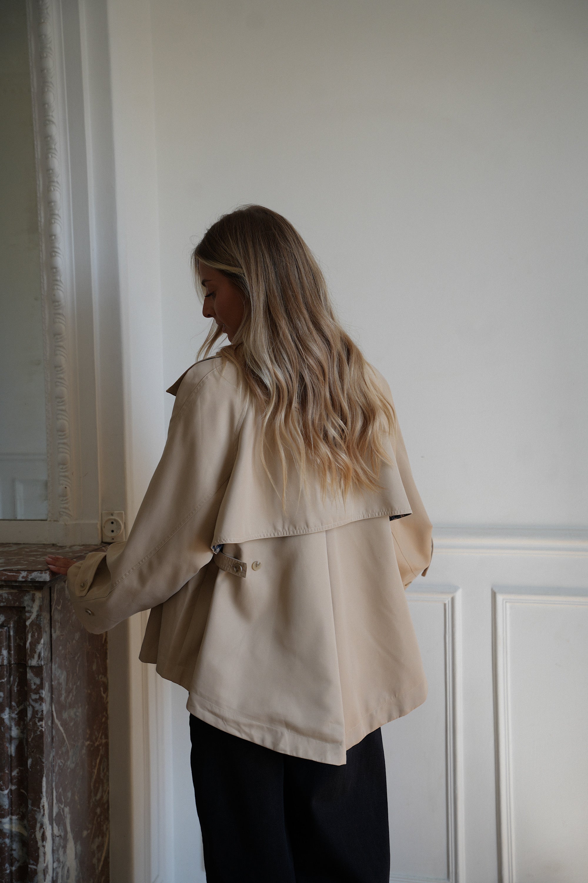 Colla beige - Veste trench